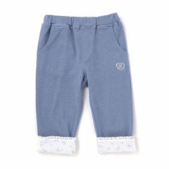 SLAP SLIP(スラップスリップ) 「折り返し裾7分丈ストレッチパンツ」(80-120cm) 【メール便送料198円対応】画像