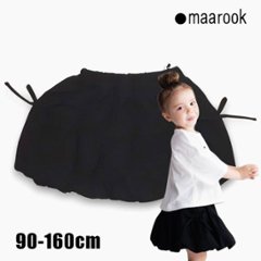 maarook「リボン付きナイロンワッシャーバルーンスカート」(90-160cm)　【メール便送料無料】の画像