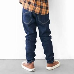 L.COPECK（エルコペック）「国産 デニム立体裁断 パンツ」(100-170cm) 【メール便送料無料】画像