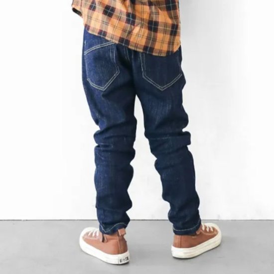 L.COPECK（エルコペック）「国産 デニム立体裁断 パンツ」(100-170cm) 【メール便送料無料】画像