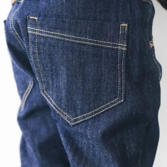 L.COPECK（エルコペック）「国産 デニム立体裁断 パンツ」(100-170cm) 【メール便送料無料】画像