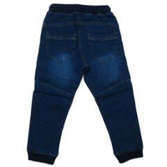 L.COPECK（エルコペック）「ニット風デニム ジョガーパンツ」(100-150cm) メール便送料198円対応可画像