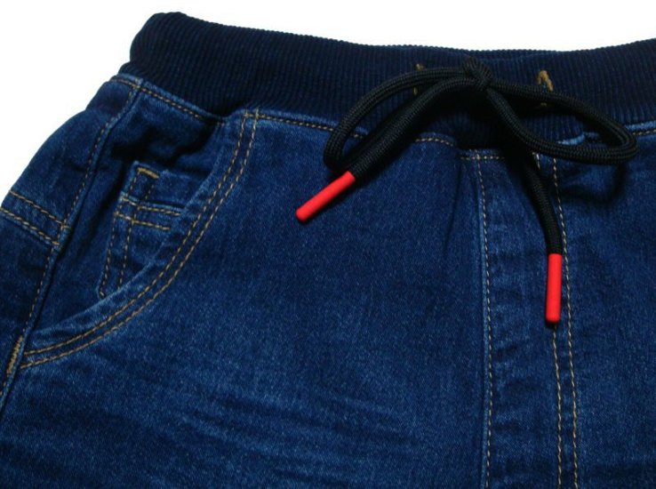 L.COPECK（エルコペック）「ニット風デニム ジョガーパンツ」(100-150cm) メール便送料198円対応可画像
