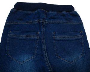 L.COPECK（エルコペック）「ニット風デニム ジョガーパンツ」(100-150cm) メール便送料198円対応可画像