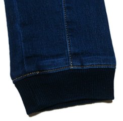 L.COPECK（エルコペック）「ニット風デニム ジョガーパンツ」(100-150cm) メール便送料198円対応可画像