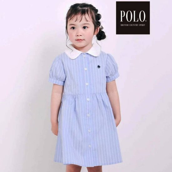 SLAP SLIP(スラップスリップ) 「【POLO BCSコラボ】半袖シャツワンピース」(80~130cm) メール便送料198円対応可画像