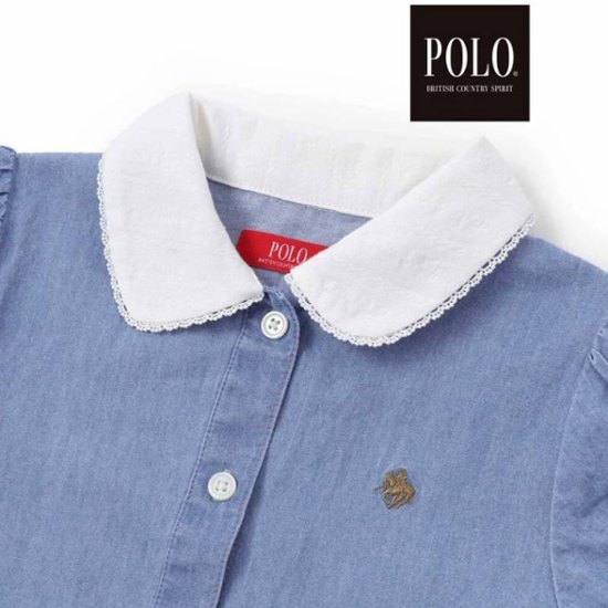 SLAP SLIP(スラップスリップ) 「【POLO BCSコラボ】半袖シャツワンピース」(80~130cm) メール便送料198円対応可画像