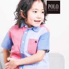 SLAP SLIP(スラップスリップ) 「【POLO BCSコラボ】切り替え半袖シャツ」(80~130cm) メール便送料198円対応可画像