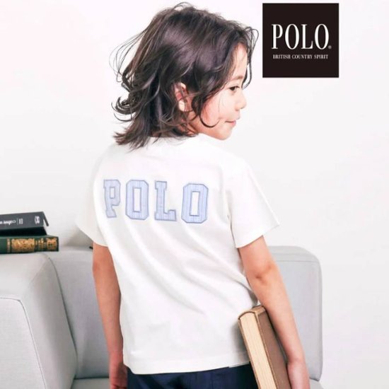 SLAP SLIP(スラップスリップ) 「【POLO BCSコラボ】バックロゴTシャツ」(80~130cm)メール便送料198円対応可画像