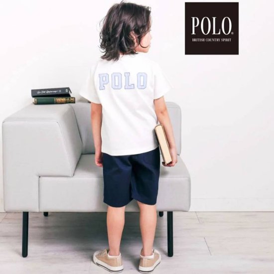 SLAP SLIP(スラップスリップ) 「【POLO BCSコラボ】バックロゴTシャツ」(80~130cm)メール便送料198円対応可画像