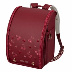 メゾピアノランドセル2027年「エレガンスチェリー」 【当店だけのオリジナルダブル特典付】 安心のメーカー6年間保証画像