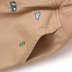 SLAP SLIP(スラップスリップ) 「働く車＆恐竜総柄刺繍 ショートパンツ」(90-130cm) 【メール便送料198円対応】画像