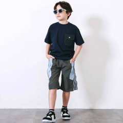 nexchic (ネクシック) 「デニムポケット付きTシャツ」(130-150cm)　メール便送料198円対応画像