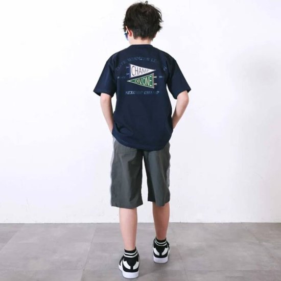 nexchic (ネクシック) 「デニムポケット付きTシャツ」(130-150cm)　メール便送料198円対応画像