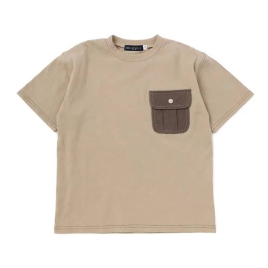 nexchic (ネクシック) 「デニムポケット付きTシャツ」(130-150cm)　メール便送料198円対応画像
