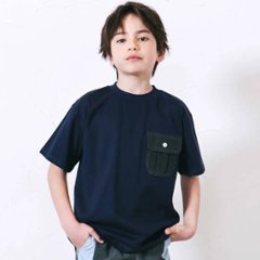 nexchic (ネクシック) 「デニムポケット付きTシャツ」(130-150cm)　メール便送料198円対応画像