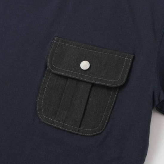 nexchic (ネクシック) 「デニムポケット付きTシャツ」(130-150cm)　メール便送料198円対応画像