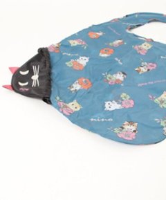 nino「nino ねこ柄エコバッグ」画像