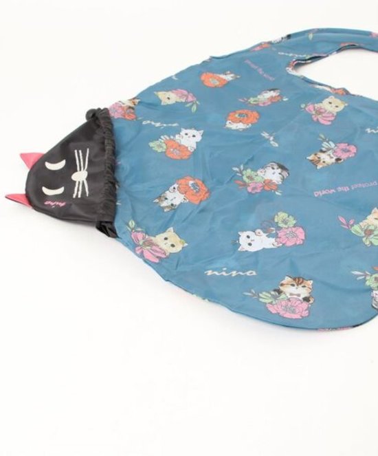 nino「nino ねこ柄エコバッグ」画像