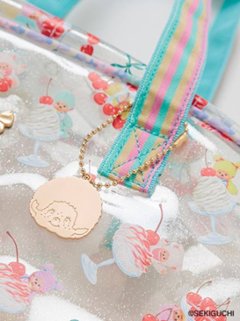  fafa「【モンチッチコラボ】CELIA MAE クリアラメPVC ボストンバッグ」（F）画像