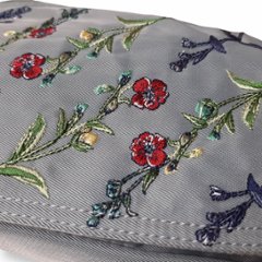 SUPER HAKKA glanta 「フラワーストライプ刺繍ミニショルダーバッグ」F画像
