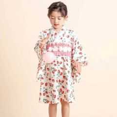 SLAP SLIP 「カンタン着付けショート丈プルオーバー浴衣+帯セット (80-130cm) 画像