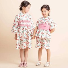 SLAP SLIP 「総柄フリル甚平＋帯 3点セット」 (80-130cm) 画像