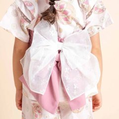 SLAP SLIP 「総柄フリル甚平＋帯 3点セット」 (80-130cm) 画像
