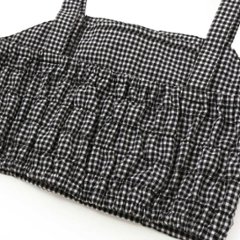 ZIDDY「リブTシャツ＋ギンガムビスチェ＆スカート 3点セット」 (140-160cm)画像