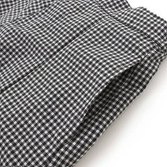 ZIDDY「リブTシャツ＋ギンガムビスチェ＆スカート 3点セット」 (140-160cm)画像
