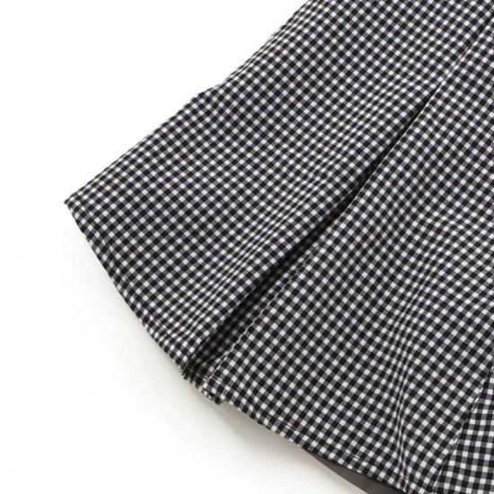 ZIDDY「リブTシャツ＋ギンガムビスチェ＆スカート 3点セット」 (140-160cm)画像