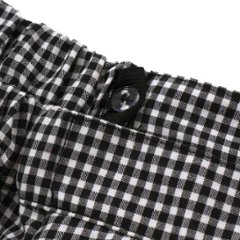 ZIDDY「リブTシャツ＋ギンガムビスチェ＆スカート 3点セット」 (140-160cm)画像