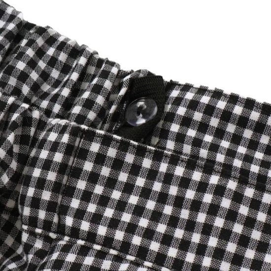 ZIDDY「リブTシャツ＋ギンガムビスチェ＆スカート 3点セット」 (140-160cm)画像