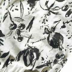 maarook「モノトーンフラワープリント ロンパース」(70-80cm)  画像