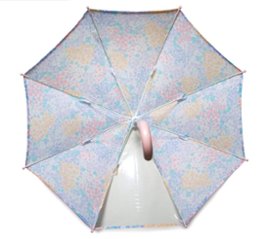 傘 子供 fafa 45cm ラベンダーマルチフラワー柄 SPLISH SPLASH画像
