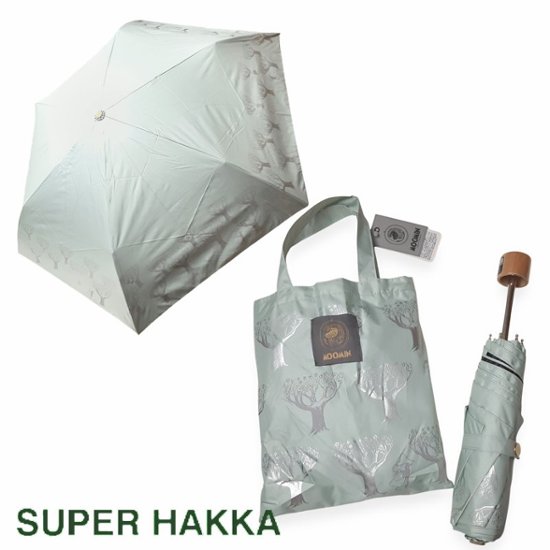 SUPER HAKKA 「〈MOOMINコラボ〉ムーミン谷の十一月 晴雨兼用折りたたみ傘」FREE画像