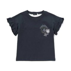 nexchic (ネクシック) 「セーラーカラー風レース切り替えTシャツ」(130-150cm)　メール便送料198円対応画像
