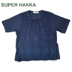 SUPER HAKKA「スカラップチュールレース×天竺プルオーバー」 Fの画像