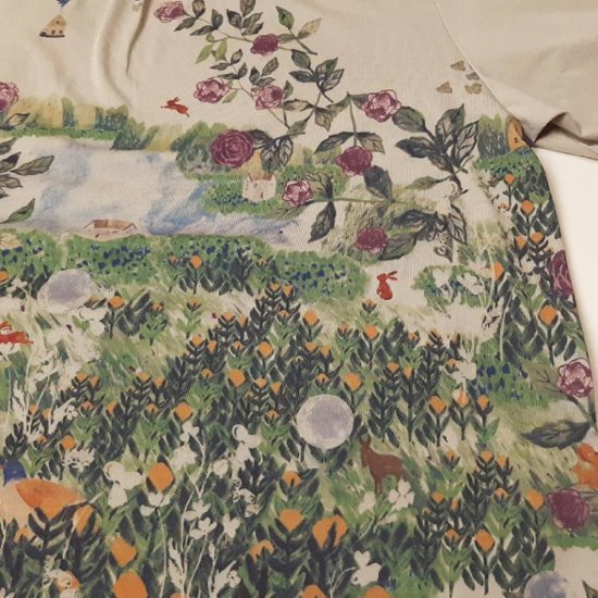 SUPER HAKKA「マイガーデンプリント半袖Tシャツ」 F画像