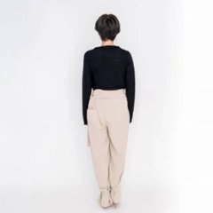 MUUNAA「ポリエステルツイルミドルワイドパンツ」FREE   画像