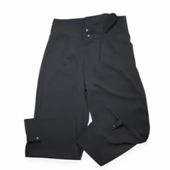MUUNAA「ポリエステルツイルミドルワイドパンツ」FREE   画像