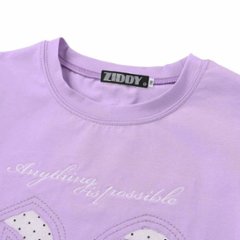 ZIDDY「【接触冷感】ナンバー 抜きアップリケ Tシャツ」 (140-160cm)　【メール便送料198円対応】画像