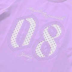 ZIDDY「【接触冷感】ナンバー 抜きアップリケ Tシャツ」 (140-160cm)　【メール便送料198円対応】画像