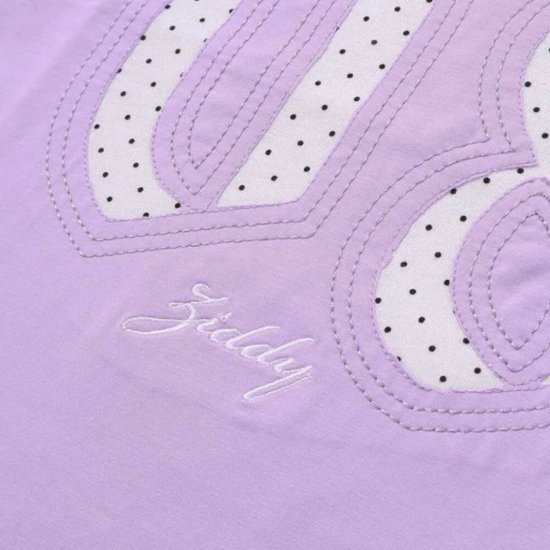ZIDDY「【接触冷感】ナンバー 抜きアップリケ Tシャツ」 (140-160cm)　【メール便送料198円対応】画像
