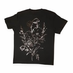 H.A.K 「エッジフローラ箔プリントTシャツ」0-1画像