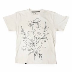 H.A.K 「エッジフローラ箔プリントTシャツ」0-1画像