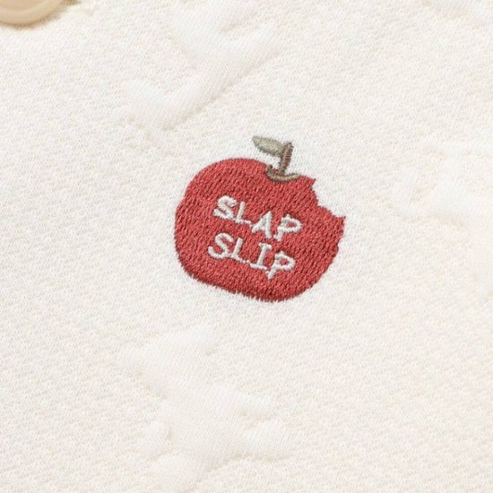 SLAP SLIP baby (スラップスリップ) 「 くまちゃんフェイスモチーフキルティングベスト」(70-80cm)  メール便対応可画像