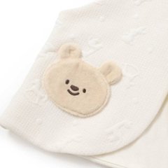 SLAP SLIP baby (スラップスリップ) 「 くまちゃんフェイスモチーフキルティングベスト」(70-80cm)  メール便対応可画像