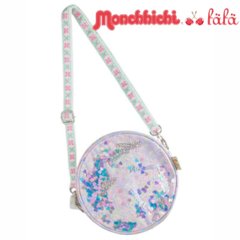 fafa「【モンチッチコラボ】ELERIスパンコール入り丸型ポシェット」（F）の画像