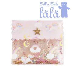 fafa 「LOLA FAYE スパンコール入り クリアラメ ミニサイズバインダーポーチ」(F) 【メール便対応可】の画像